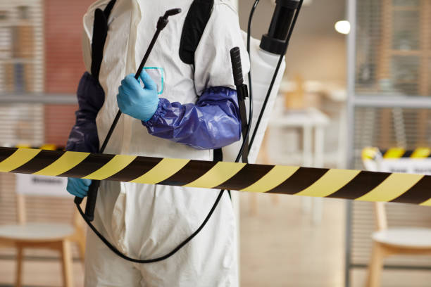 Professional Blood Cleanup technician working in New Athens, IL